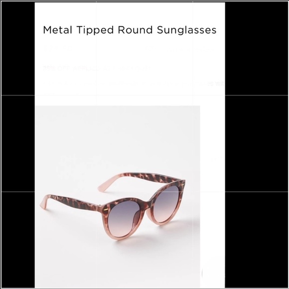 Loft metal tipped round sunglasses - Picture 6 of 16